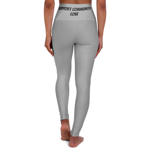 High Waisted Yoga Leggings (AOP)