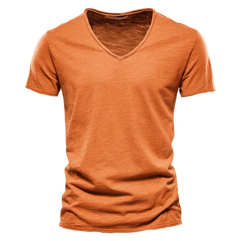 Men's Cotton V-Neck T-Shirt