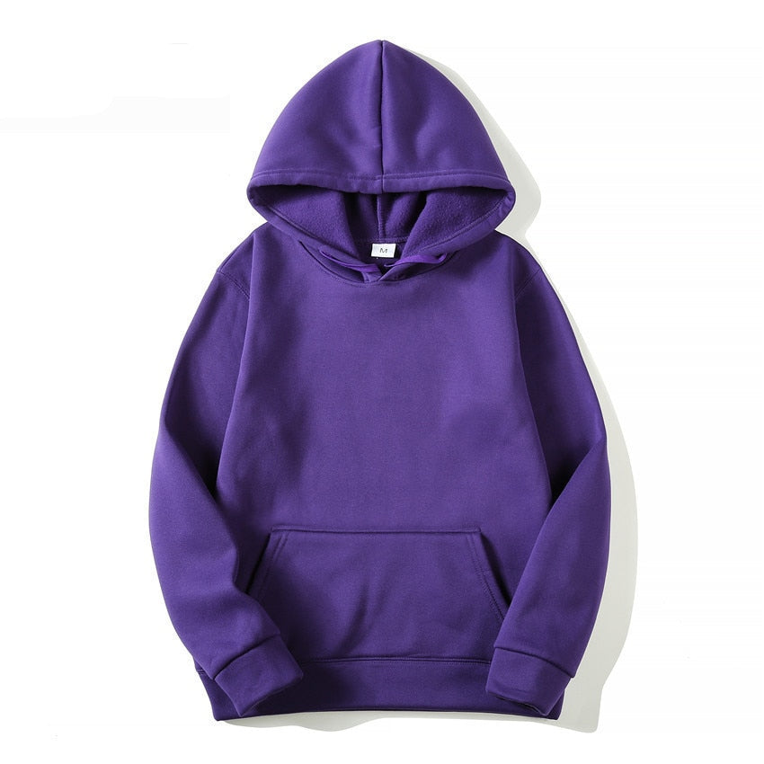 Men's Solid Color Hoodie