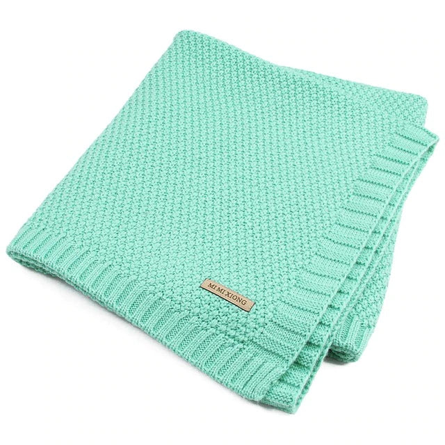 Knitted Blanket for Newborn Babies