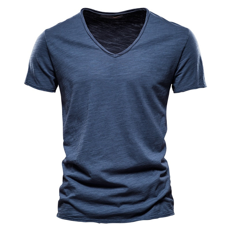 Men's Cotton V-Neck T-Shirt