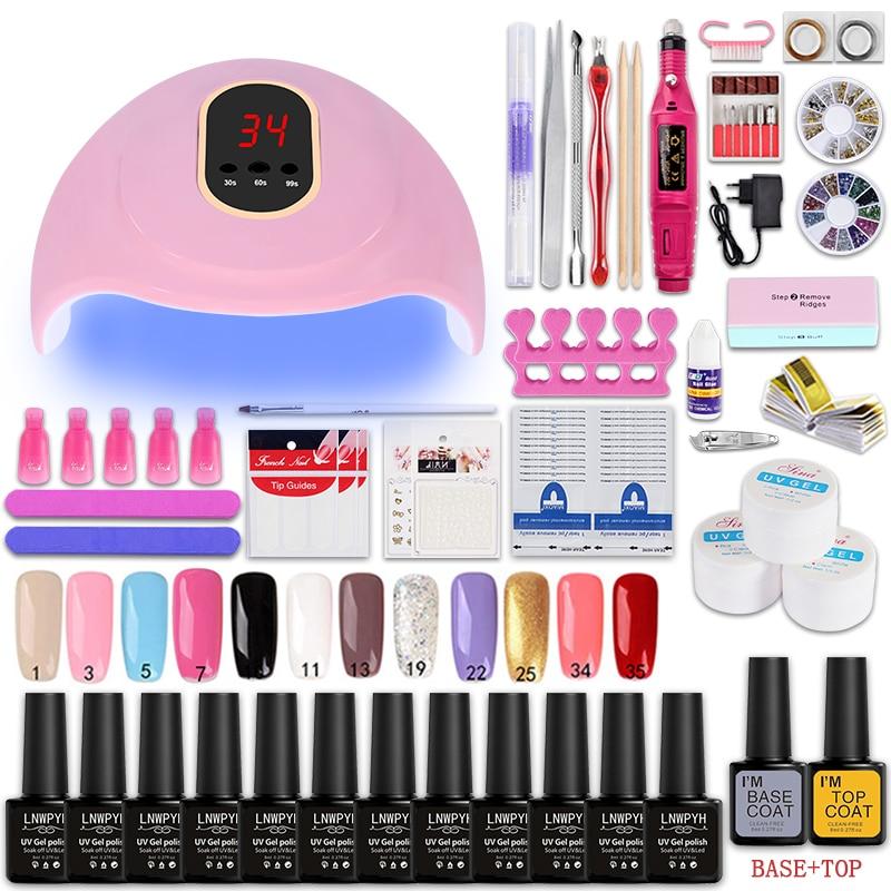 Nail Set with LED Lamp