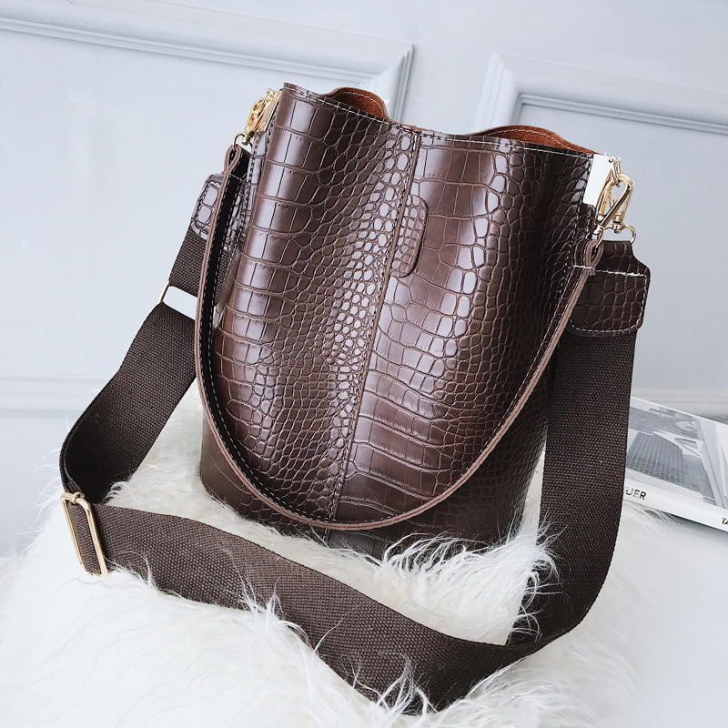 Women's Crocodile Crossbody Bag