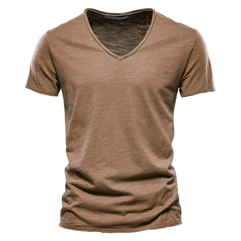 Men's Cotton V-Neck T-Shirt