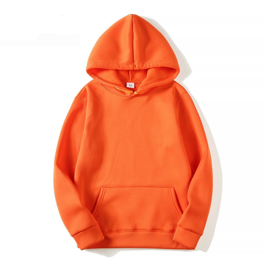 Men's Solid Color Hoodie