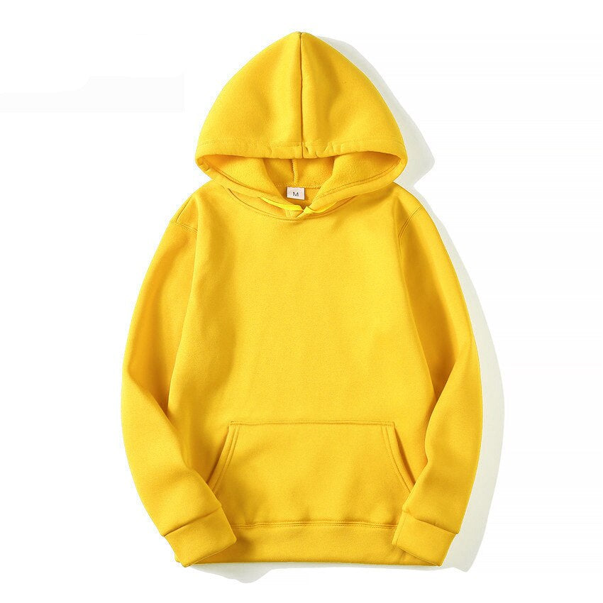 Men's Solid Color Hoodie