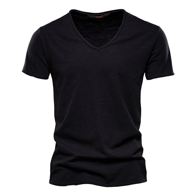 Men's Cotton V-Neck T-Shirt