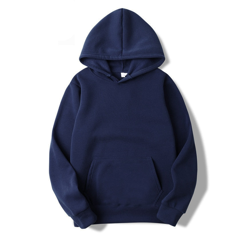 Men's Solid Color Hoodie