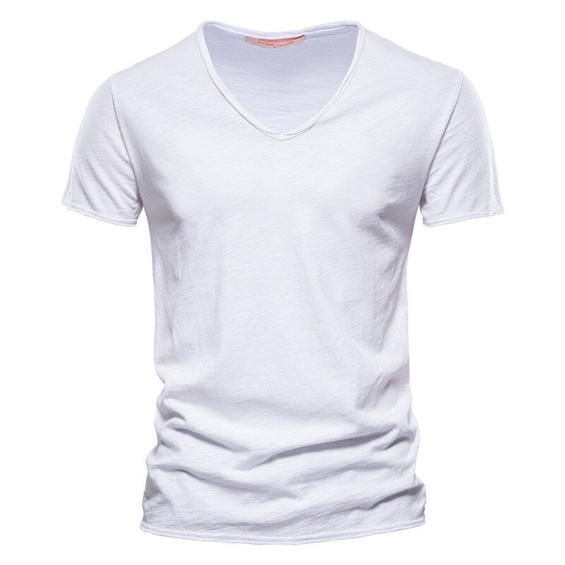 Men's Cotton V-Neck T-Shirt