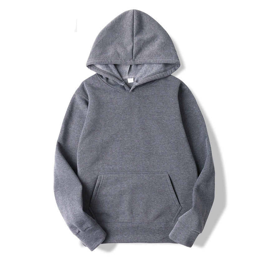 Men's Solid Color Hoodie