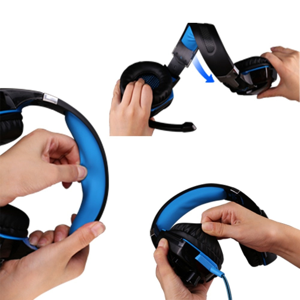 Futuristic Style LED Gaming Headphones